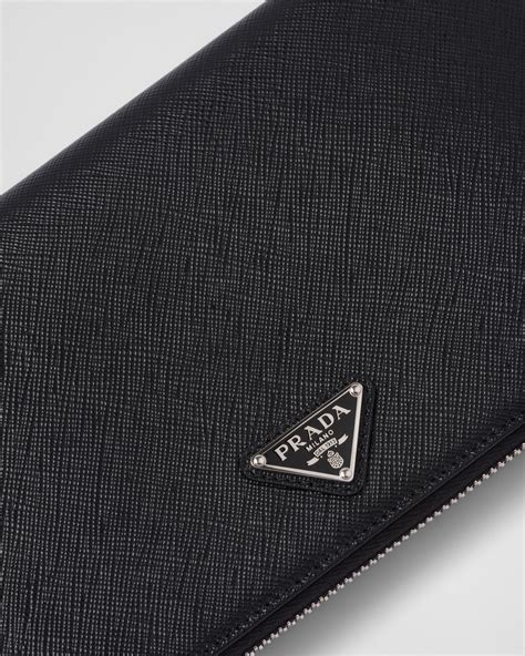 Black Saffiano Leather Document Holder 